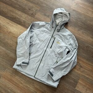 Stio Grey Lightweight Rain Jacket Men's Sz‎ M READ Gorp Hiking Outdoor